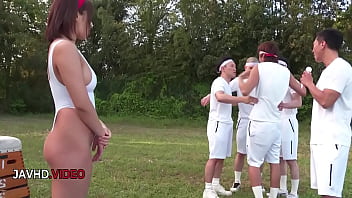 Sara saijo's wild outdoor japanese threesome adventure