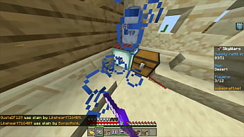 Playing skywars because yes minecraft