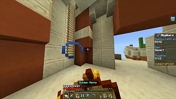 Playing skywars because yes minecraft