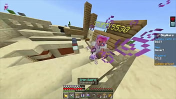 Playing skywars because yes minecraft