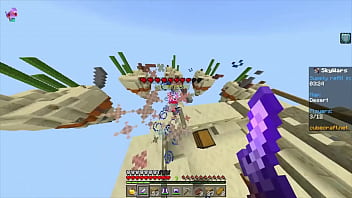Playing skywars because yes minecraft