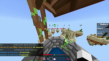 Playing skywars because yes minecraft
