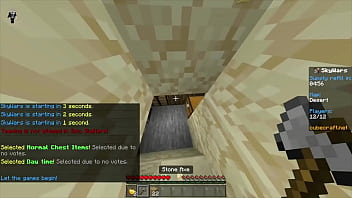 Playing skywars because yes minecraft