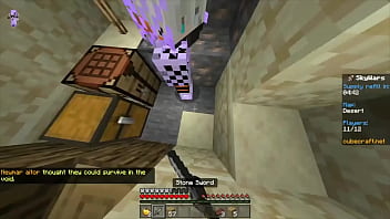 Playing skywars because yes minecraft