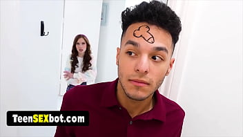 Long legged petite teen gets destroyed by an old dude