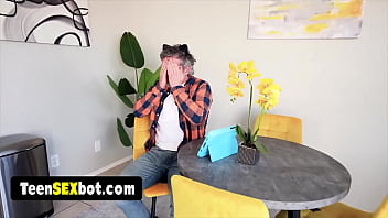 Long legged petite teen gets destroyed by an old dude