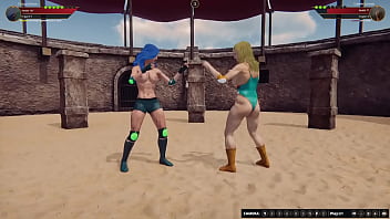 Twiggy vs gabbie nf3d female mma battle combat ring