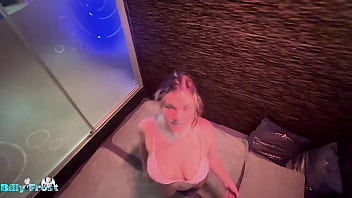 Public deepthroat in spa room *blowjob public cumshot swallow*