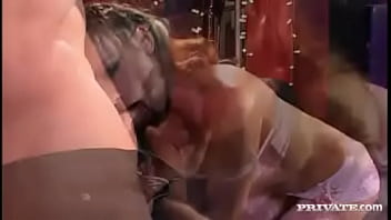 Gilda shows off how well she can suck and stroke a hard dick