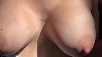 European stepmom showing her boobs bounce close up outside slow mo session European stepmom showing her boobs bounce close up outside slow mo session