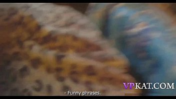 Small titted blonde went home and had sex instead