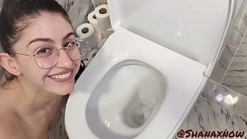 Dirty toilet sla very fetish humiliation rimming licking cum