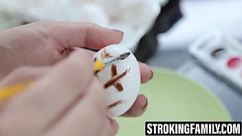 Busty teenâs face glazed after bouncing on stepbro dick