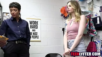 Young Shoplifter Threesome Fucked By Security thumbnail