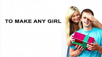 Stunning girls fucked by a stud