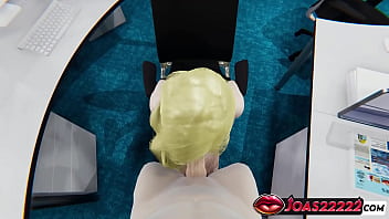 Sexy Office Girl Reiko – No Hand Tongue Tease & Titjob Leads To Explosive Mouth Cumshot In Honey Select 2 thumbnail