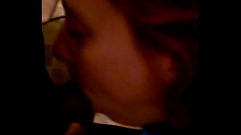 Magical blow from a beautiful jeannie