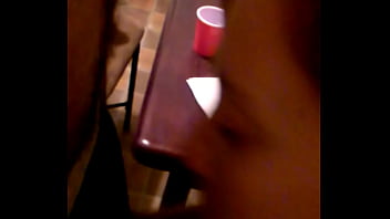 Magical blow from a beautiful jeannie