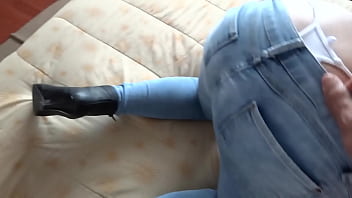 Stop masturbating and fuck me in the ass latina stepmom moans on all fours