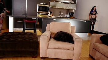 Jenevieve hexx & vinyl vixon 2 girl big dick pov blowjob and cum swap and swallow