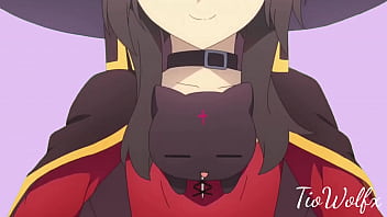 Megumin andando ao som do vídeo do pato andando