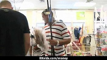 Sexy wild chick gets paid to fuck 14