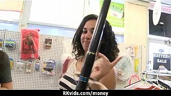 Sexy wild chick gets paid to fuck 14