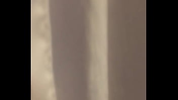 Pleasures herself in the show while hubby watches on