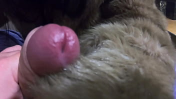 Preview milfycalla face fuck cum play and masturbation while wearing a fur coat and long red boots ep 211