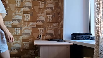 A lonely and bored housewife tries a sex toy in her fuck thirsty pussy