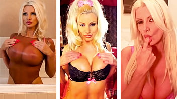 Big titted stunning blonde brittany andrews deeply dildo fucks her pussy