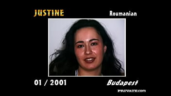 Brunette justine gets laid in a orgy during her first scene