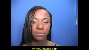 Gloryhole blowjob sexy girl sucking cock 5