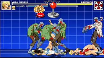 Mugen busty fighting girls fighting hungry zombies