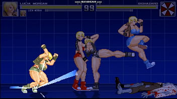 Mugen busty fighting girls fighting hungry zombies