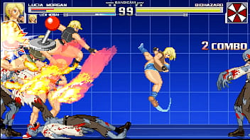 Mugen busty fighting girls fighting hungry zombies