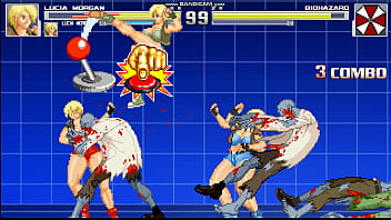 Mugen busty fighting girls fighting hungry zombies