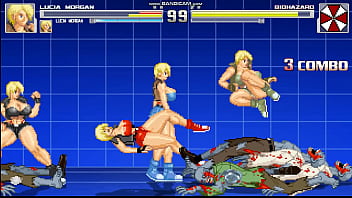 Mugen busty fighting girls fighting hungry zombies