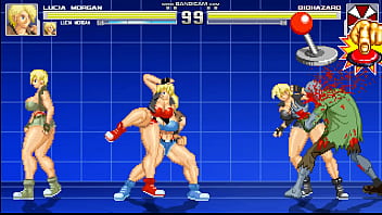 Mugen busty fighting girls fighting hungry zombies Mugen busty fighting girls fighting hungry zombies