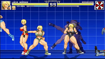 Mugen busty fighting girls fighting hungry zombies