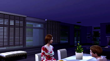 Stepmom and son masturbate for each other