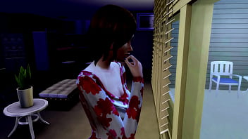 Stepmom and son masturbate for each other