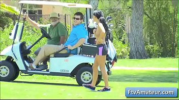 Horny teenager slutty girl reveal her boobs outdoors and enjoys it