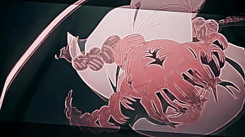 Mitsuri sexy with big boobs and sweaty feet