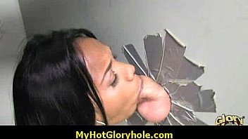 Black slut interracial blowjob 10