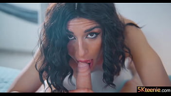 Passionate sex with a brunette teen Passionate sex with a brunette teen