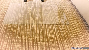 Maxine x eats all of alec knight's cock after dildo fuck session