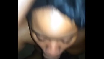 Me gagging this thick red bone