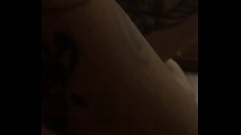 Facefucks then sucks his big white cock