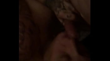 Facefucks then sucks his big white cock